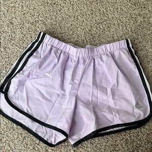 Adidas Women's Light Purple Athletic Shorts
